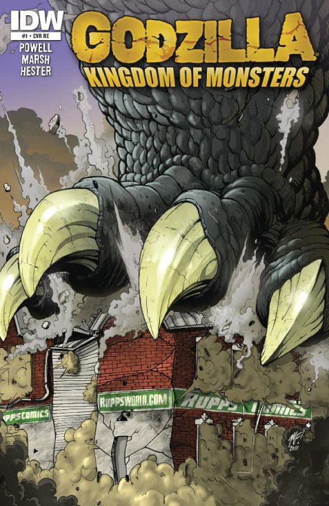 Godzilla Kingdom of Monsters Trade Paperback TP Variant offers IDW Convention Edition